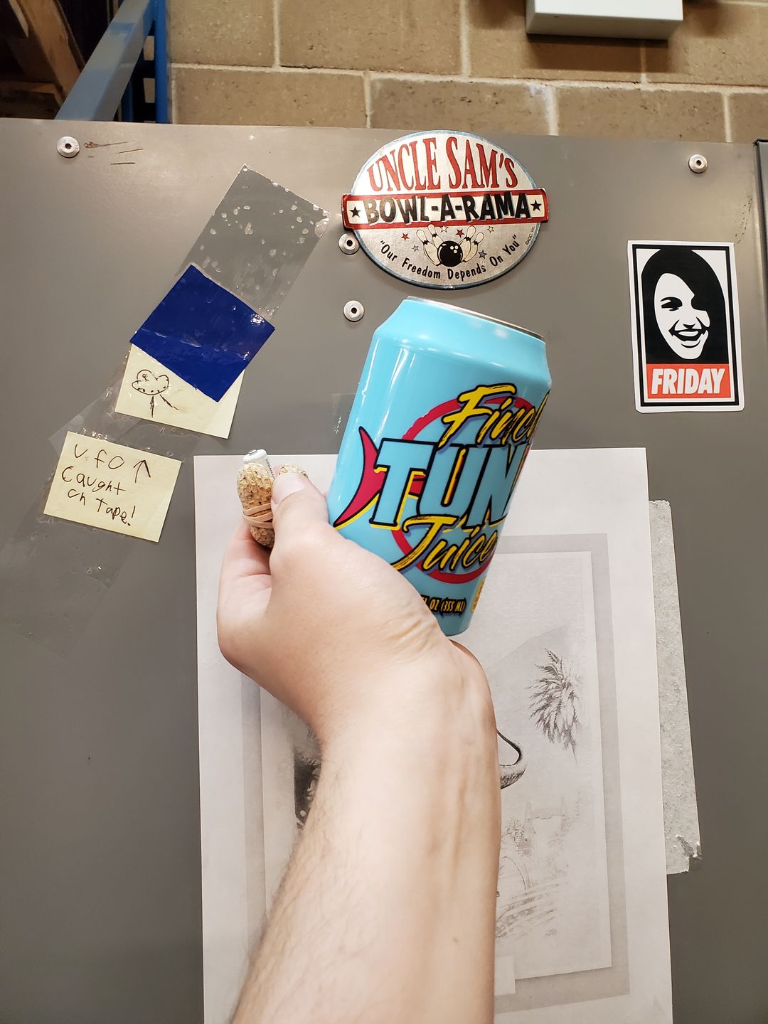 Customer photo review of Finch Tuna Beersy Silicone Sleeve Hide-a-Beer Can Cooler