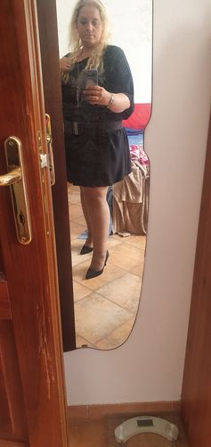 Customer photo review of Abito stile kimono tinta unita