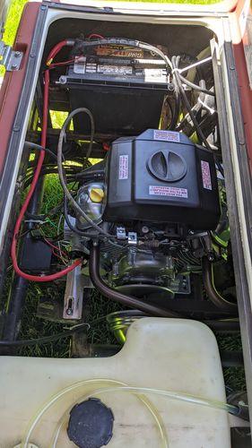 Customer photo review of Predator 22hp Installation Kit for Yamaha G14 Golf Carts