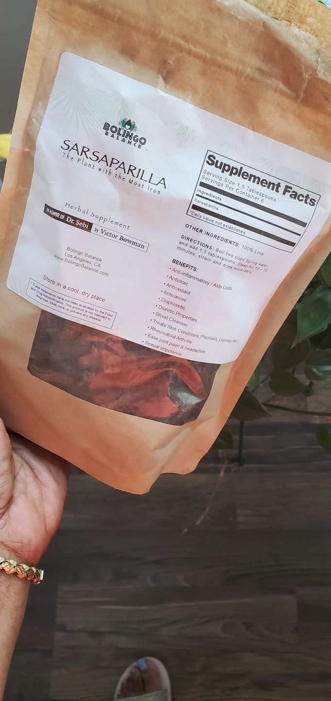 Customer photo review of Raw Sarsaparilla