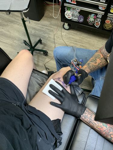 Customer photo review of Signature Tattoo Numbing Cream