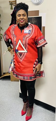 Customer photo review of New- Delta Short Sleeve Dashiki