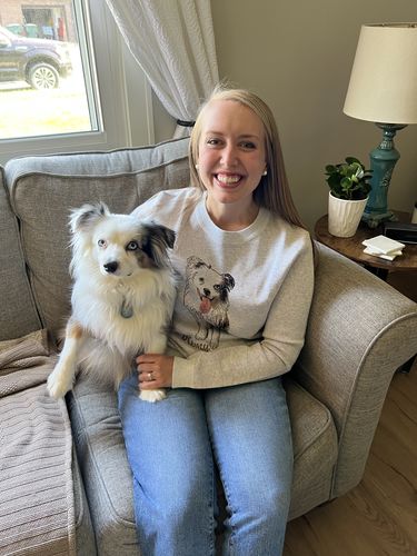 Customer photo review of Full-Body Pet Custom Sweater
