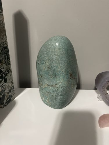 Customer photo review of Graphic Amazonite Freeform- B