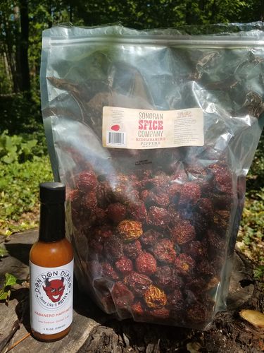 Customer photo review of Red Habanero Peppers