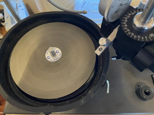 Customer photo review of Crystalite Solid Steel Lap Disks