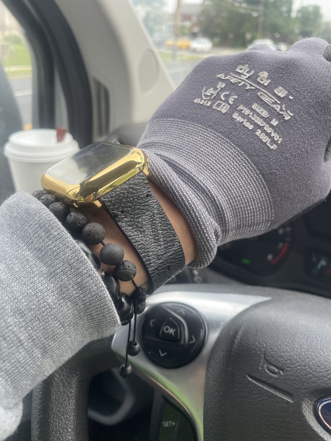 Customer photo review of Apple Watch Band Classic LV Monogram