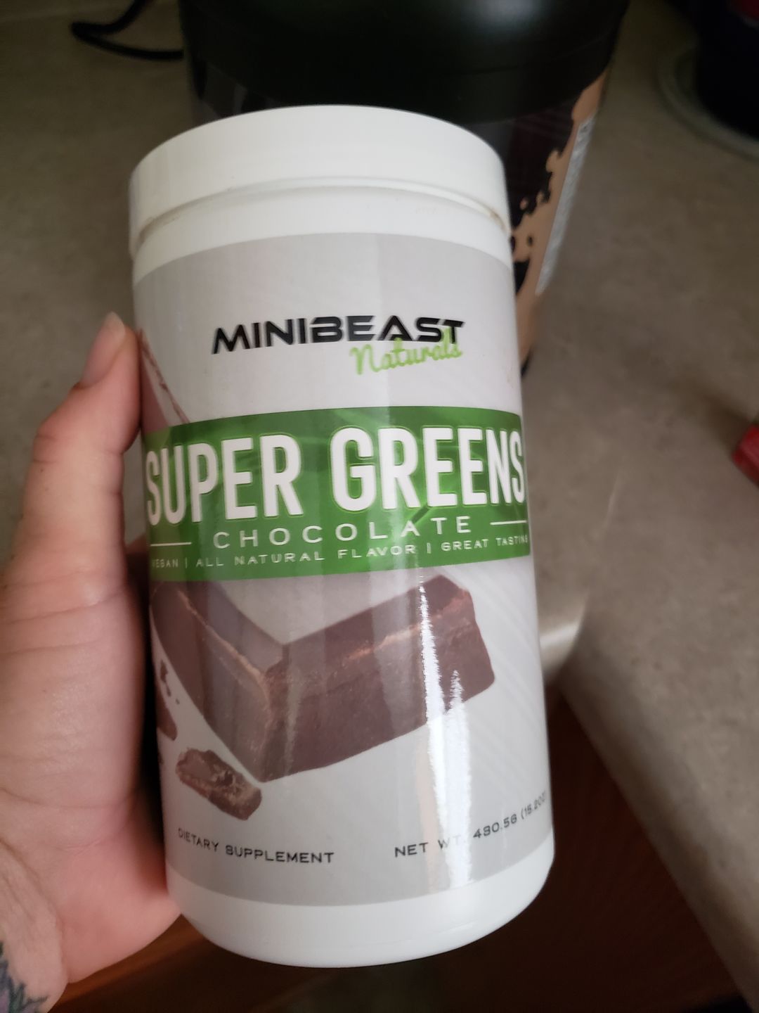 Customer photo review of Super Greens