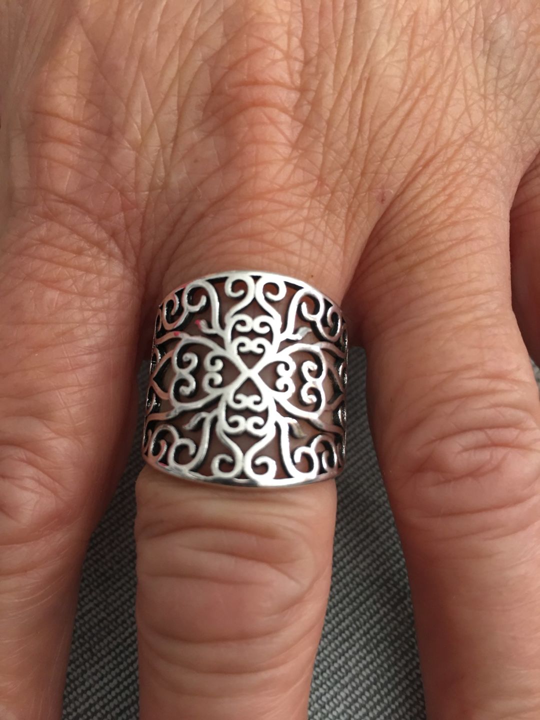Customer photo review of Karma - Bague Argent