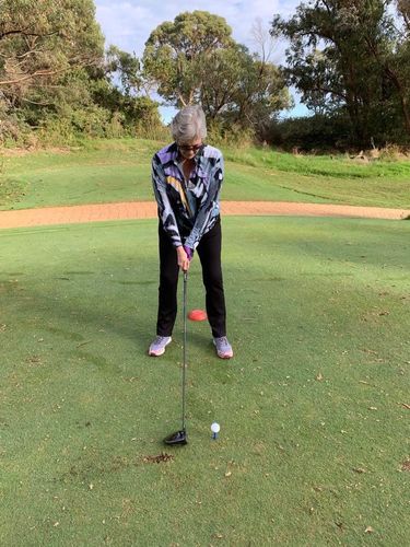 Customer photo review of Jamie Sadock Long Sleeve Sunsense Polo Saigon