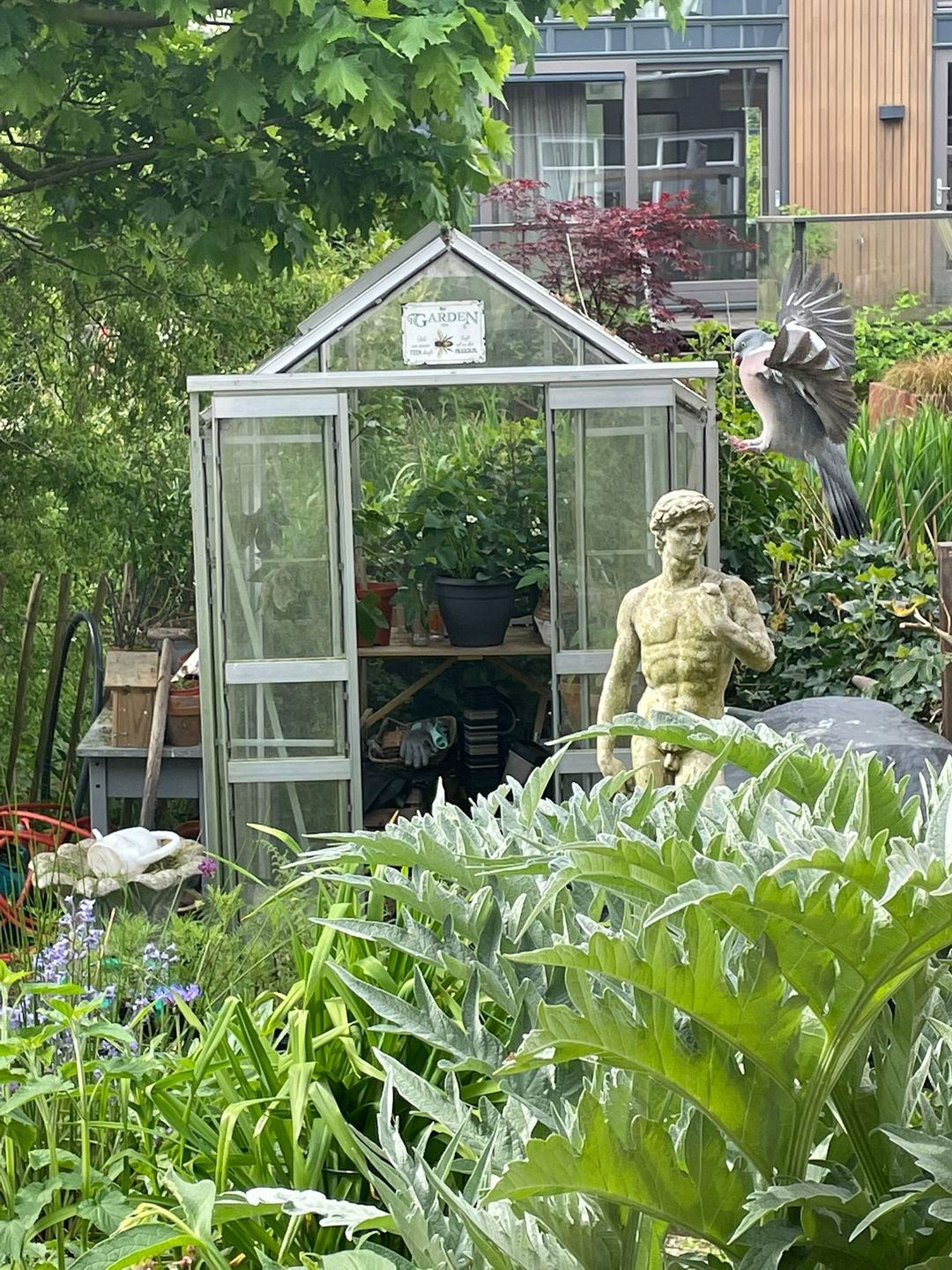 Customer photo review of Tuingeluk - Outdoor-Deurbord