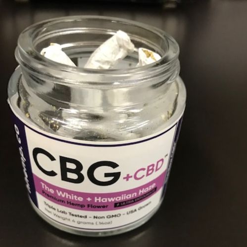 Customer photo review of HH Flower Jar - CBG+Hawaiian Haze