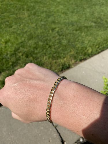 Customer photo review of MIAMI CUBAN BRACELET 001