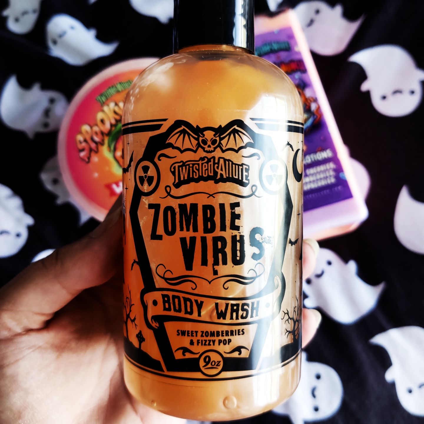 Customer photo review of Zombie Virus Body Wash