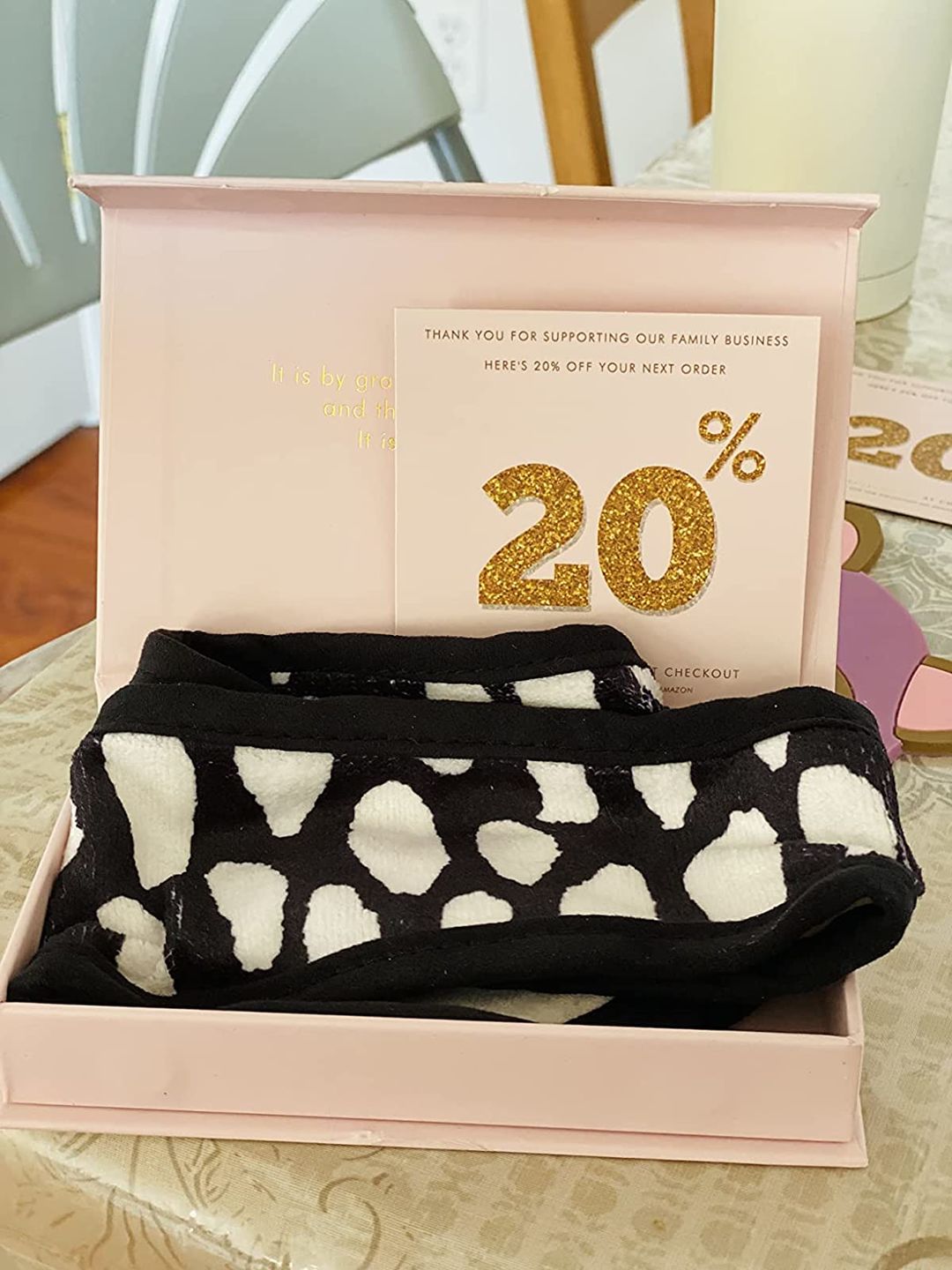 Customer photo review of Casablanca Spa Headband