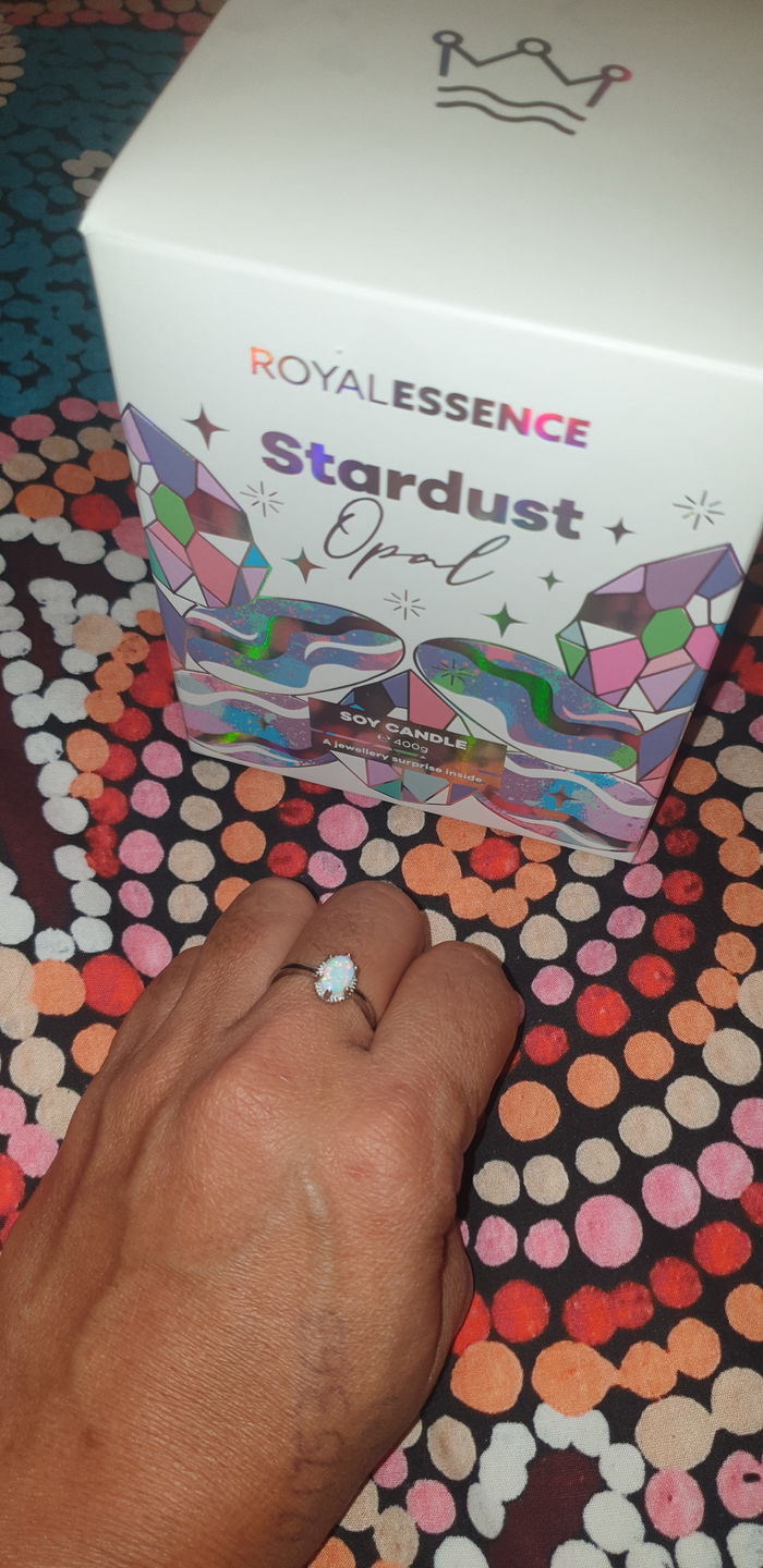 Customer photo review of Stardust Opal (Candle)