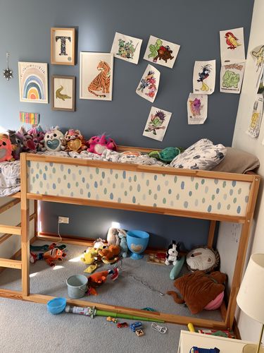 Customer photo review of 'Sea Spray' Super Fun Dots Decal Set | 174 dots!