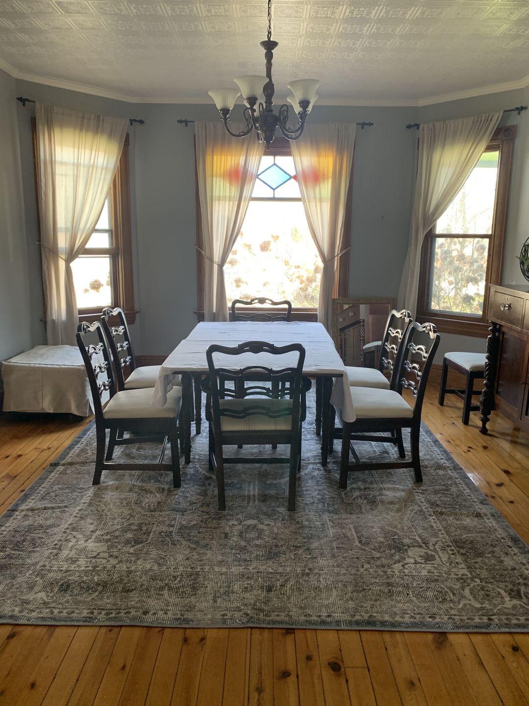 Customer photo review of Distressed Vintage Kendra Ash Area Rug