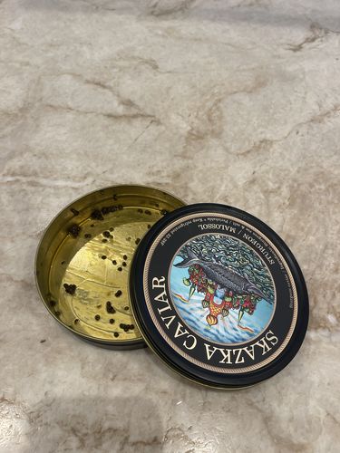 Customer photo review of “River Beluga” Kaluga Sturgeon Caviar