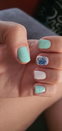 Customer photo review of Gel polish Studios, mojito, 8 ml