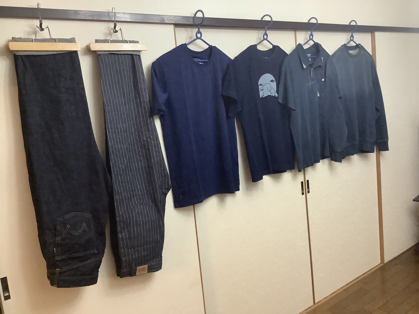 Customer photo review of ウォバッシュストライプワークパンツ