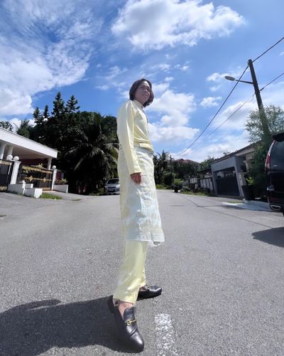 Customer photo review of Mules Slingback Strap - Black Croco Leather Horsebit Buckle