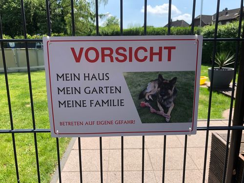 Customer photo review of Personalisierbares -Foto- Schild "Meins"