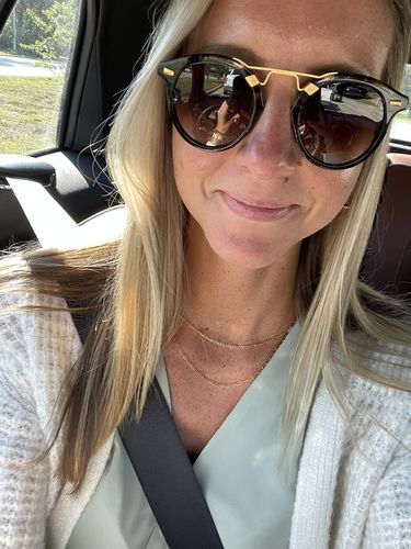 Customer photo review of gothic + paperclip layering set