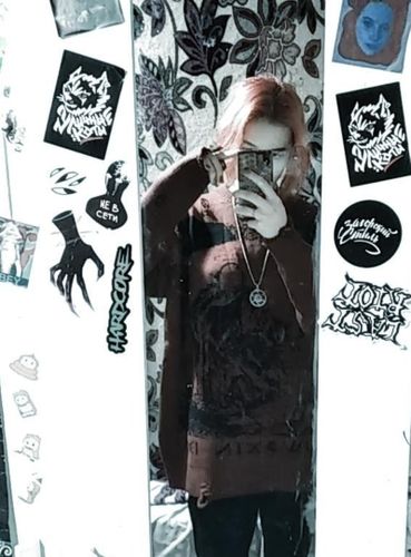 Customer photo review of Harajuku Style Ripped Knit Sweater