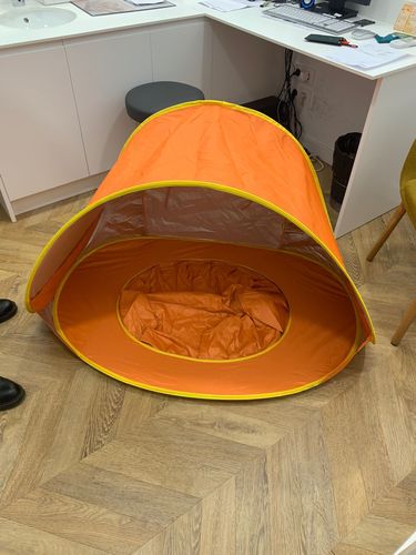 Customer photo review of NaturVibes™ Strandzelt für Kleinkinder inkl. Pool & UV-Schutz