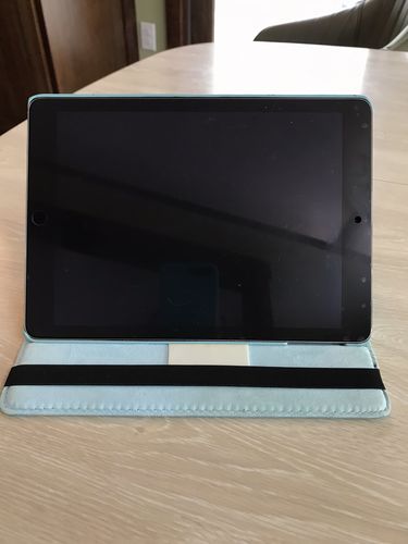 Customer photo review of Premium Leather iPad Case