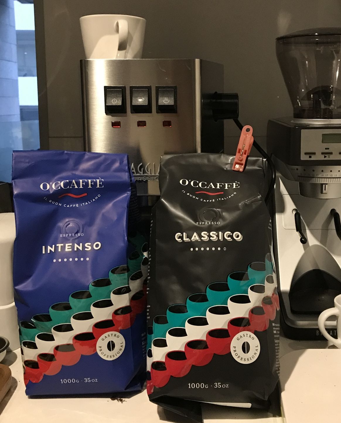 Customer photo review of Occaffe Grano Espresso Classico Professional 1kg