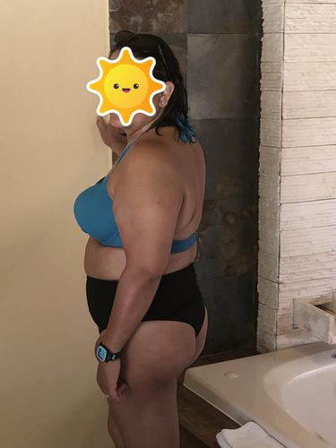 Customer photo review of 'Thrive' High Rise Cheeky Bikini Bottoms