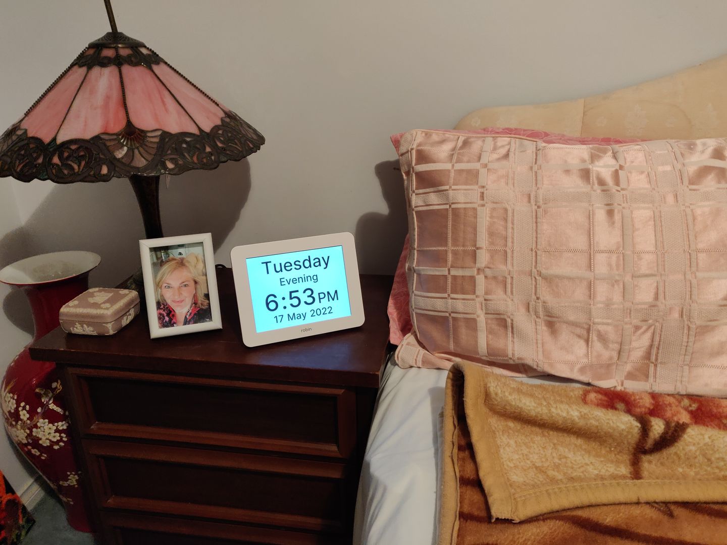 Customer photo review of Robin Day Clock