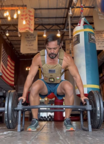 Customer photo review of Speed Weight Vest + Sand Plates