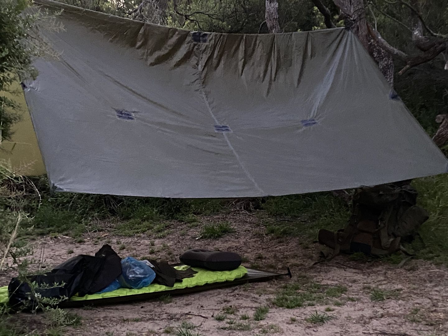Customer photo review of Ultralight Groundsheet - Single