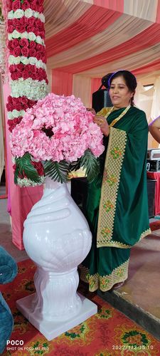 Customer photo review of Dark Green Designer Banarasi Saree