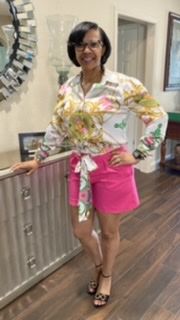 Customer photo review of AKA Chains & More Blouse