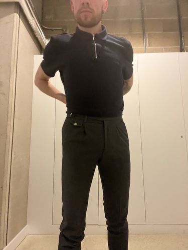 Customer photo review of Retro Suit Pants