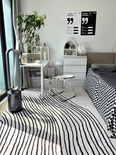Customer photo review of Beige Modern Abstract Area Rug  , Art Deco