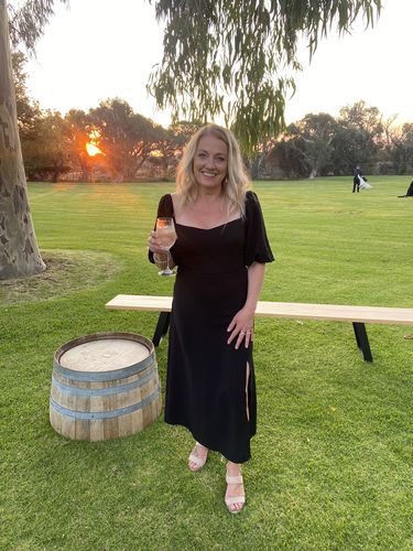 Customer photo review of Martha Dress in Black