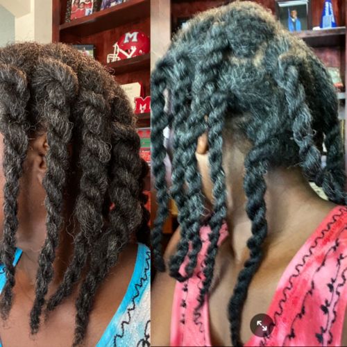 Customer photo review of Hair Recovery Bundle