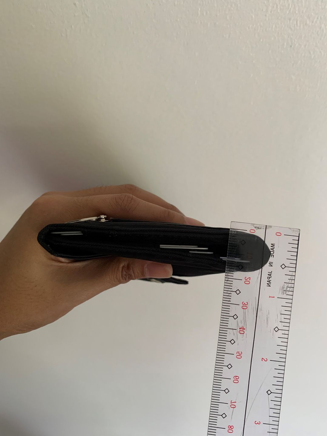 Customer photo review of Leather Slimvelope Black