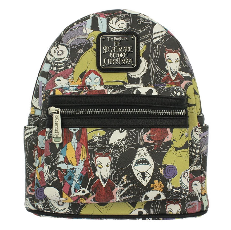 Customer photo review of 707 Street Exclusive - Loungefly Disney The Nightmare Before Christmas Allover Print Mini Backpack - November Preorder