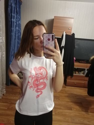 Customer photo review of T-Shirt Dragon<br> Japonais Rouge