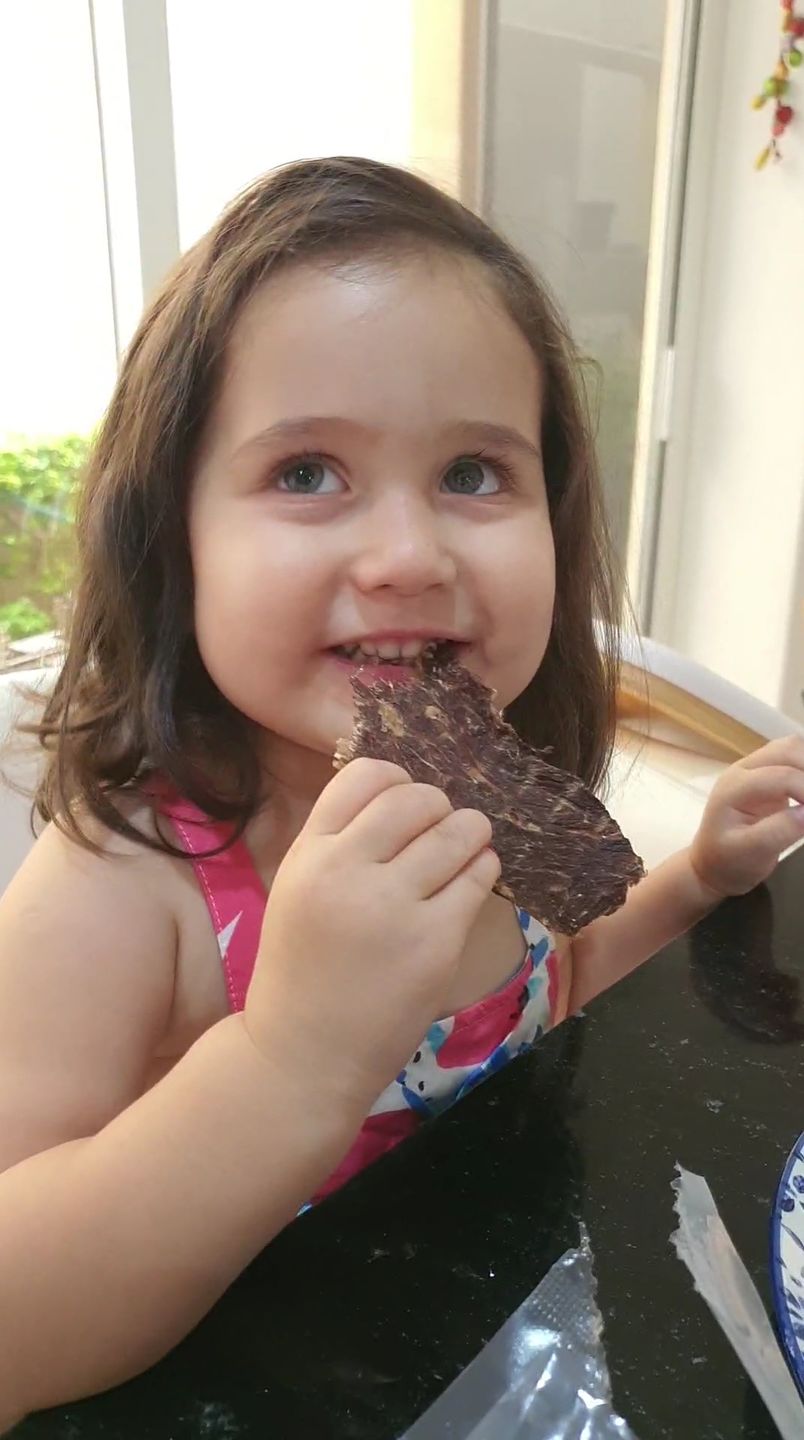 Customer photo review of Carne seca en trozo 200gr.