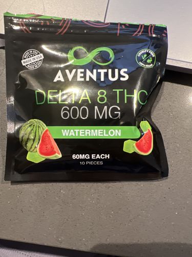 Customer photo review of DELTA 8 THC INFUSED GUMMIES WATERMELON