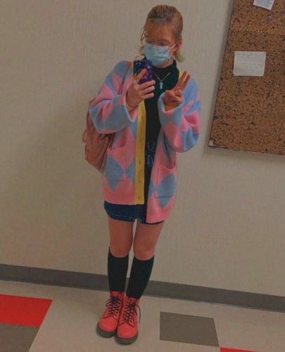 Customer photo review of Howl's Moving Cardigan