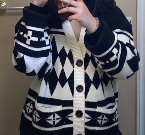 Customer photo review of Dragon Cardigan