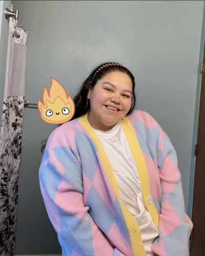 Customer photo review of Howl's Moving Cardigan